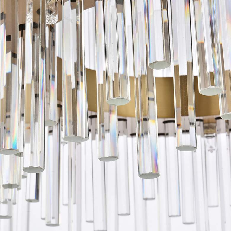 Image 5 Dallas 20" Wide Gold and Crystal Pendant Light more views