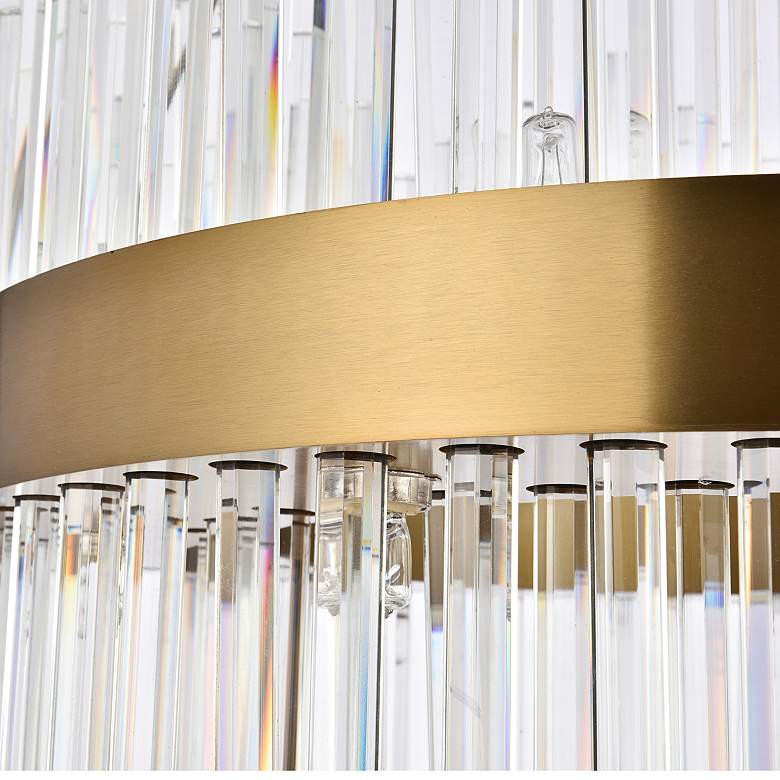 Image 6 Dallas 20" Wide Gold and Crystal Pendant Light more views