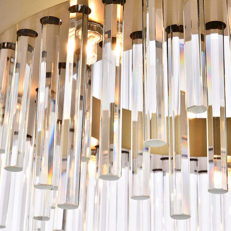 Image 7 Dallas 20" Wide Gold and Crystal Pendant Light more views