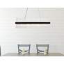 3_Dallas 48" Wide Black Crystal Rectangular 24-Light Pendant more views