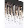 5_Dallas 48" Wide Black Crystal Rectangular 24-Light Pendant more views