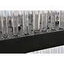 6_Dallas 48" Wide Black Crystal Rectangular 24-Light Pendant more views