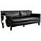 Dallas 82" Wide Leather and Cowhide Sofa