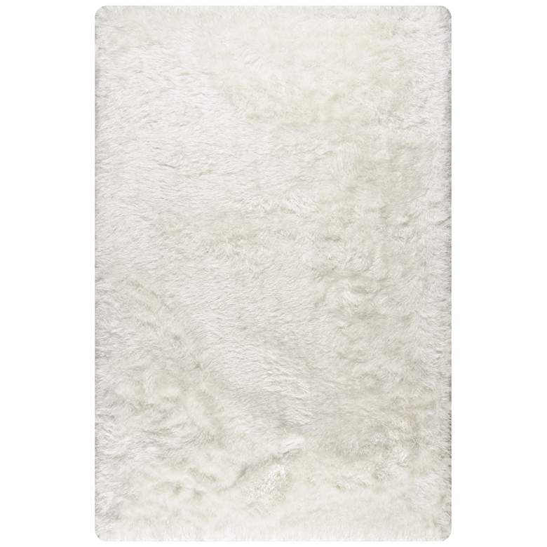 Image 1 Dallas DAL 5&#39;x7&#39;7 inch White Shag Area Rug