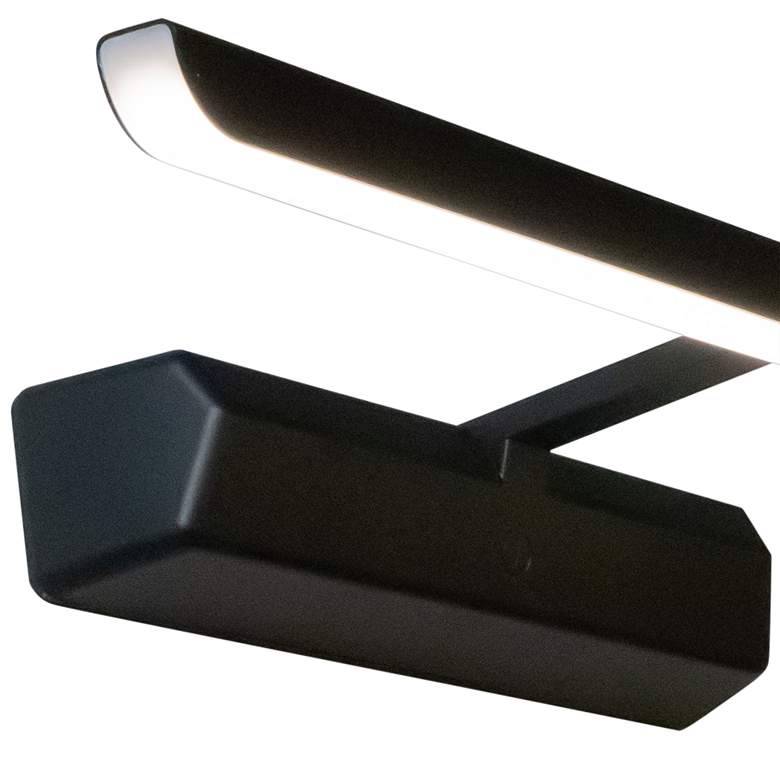 Image 2 Dallie 16" Wide Black LED Battery Operated Picture Light more views