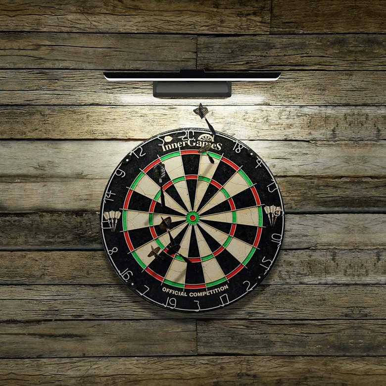 Image 6 Dallie 8" Wide Black LED Battery Operated Picture Light more views