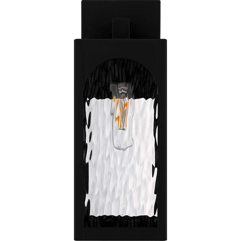 Image 3 Dallington 1-Light Matte Black Outdoor Wall Lantern more views