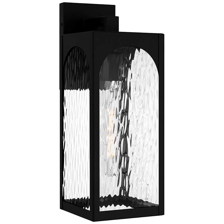 Image 1 Dallington 1-Light Matte Black Outdoor Wall Lantern