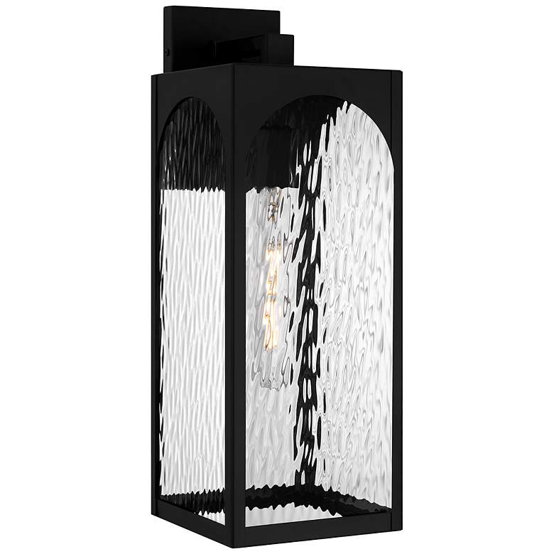 Image 1 Dallington 1-Light Matte Black Outdoor Wall Lantern