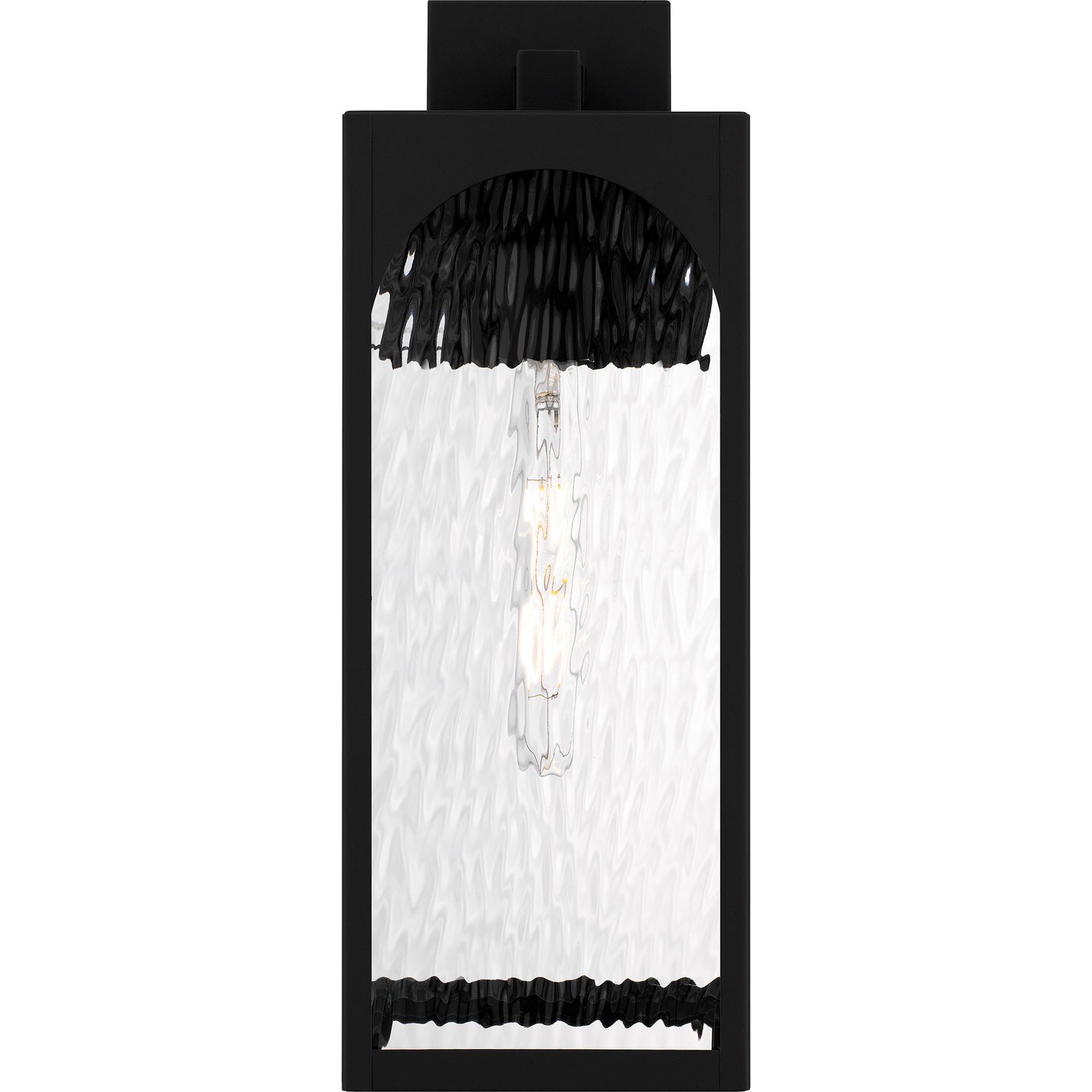 Thumbnail3 of Dallington 1-Light Matte Black Outdoor Wall Lantern more views
