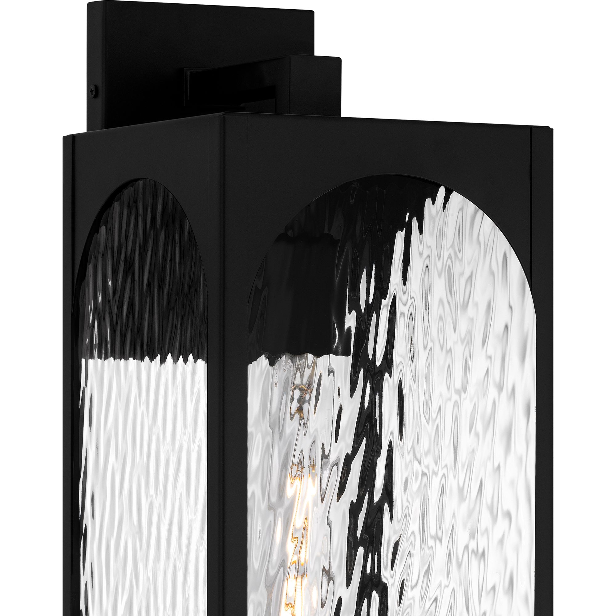 Dallington 1-Light Matte Black Outdoor Wall Lantern