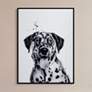 1_Dalmatian 24"x18" Rectangular Printed Glass Framed Wall Art