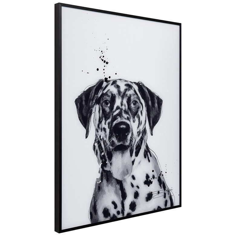 Image 5 Dalmatian 24"x18" Rectangular Printed Glass Framed Wall Art more views