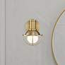 1_Dalton 1 Light Brushed Gold Wall Sconce