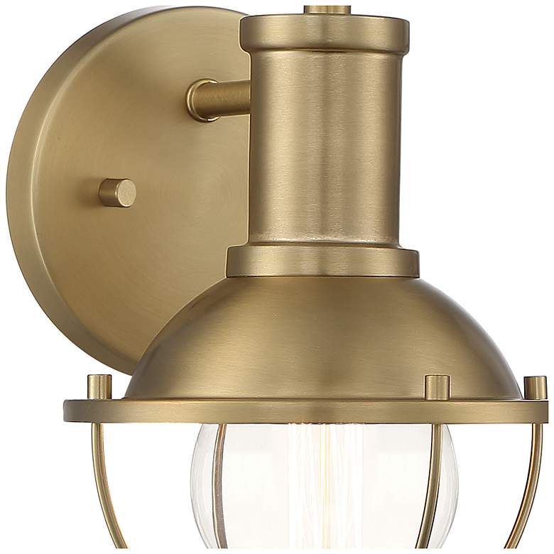 Image 4 Dalton 1 Light Brushed Gold Wall Sconce more views
