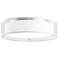 Dalton 16" Wide White Organza LED Ceiling Light