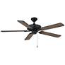1_Dalton 52" Matte Black Ceiling Fan by Wind River