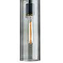 3_Dalton 6" Wide Black Metal Glass Tube Mini Pendant more views