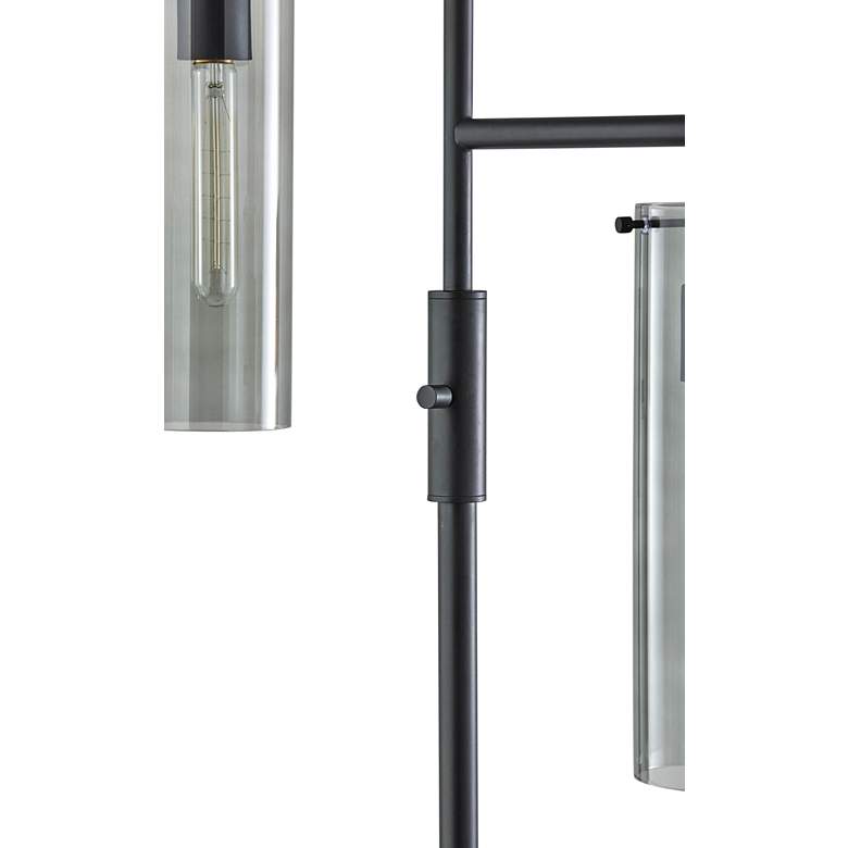 Image 3 Dalton Black Metal 2-Light Floor Lamp more views
