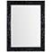 Dalton I Textured Frame Wall Mirror - Black