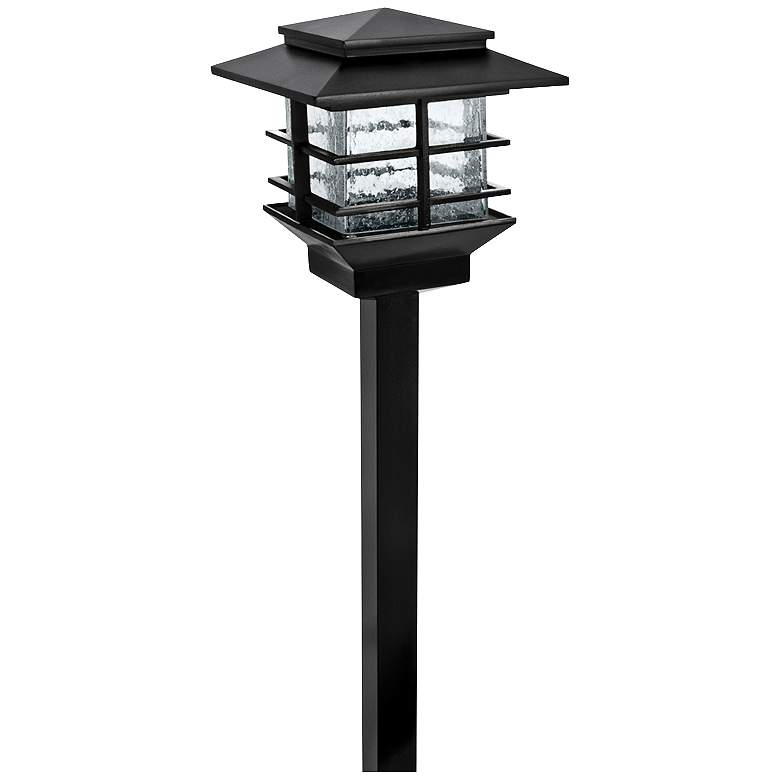 Image 1 Dalton Squares Low Voltage Black LED Path Light