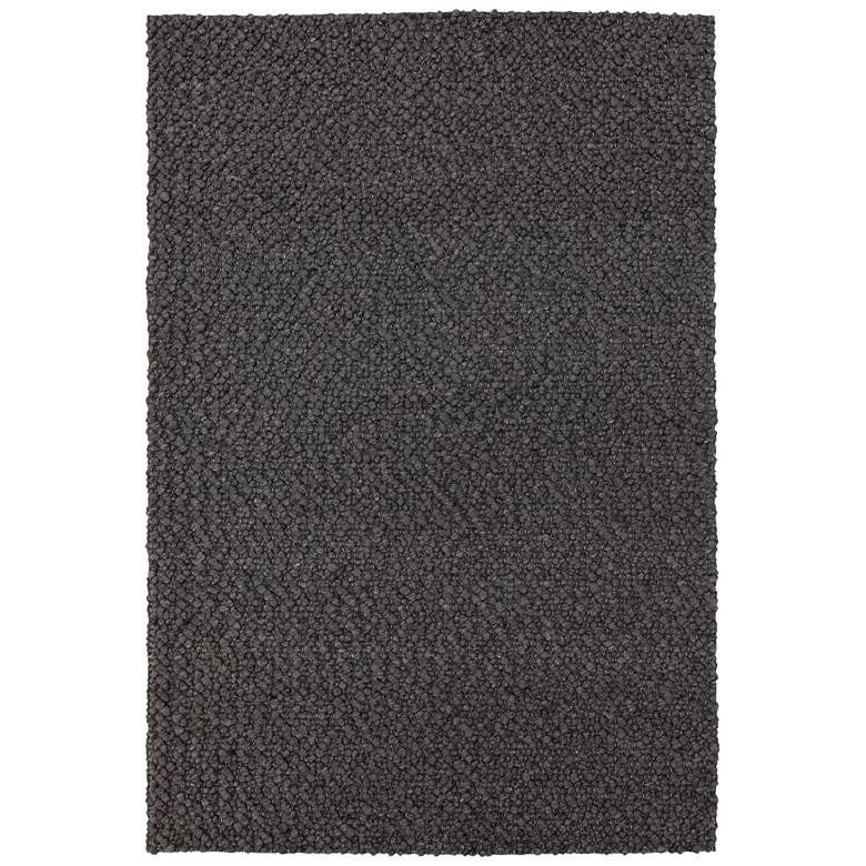 Image 2 Dalyn Gorbea GR1 5&#39;x7&#39;6 inch Charcoal Wool Area Rug