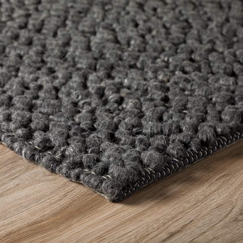 Image 4 Dalyn Gorbea GR1 5&#39;x7&#39;6 inch Charcoal Wool Area Rug more views