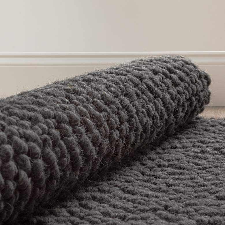 Image 5 Dalyn Gorbea GR1 5'x7'6" Charcoal Wool Area Rug more views