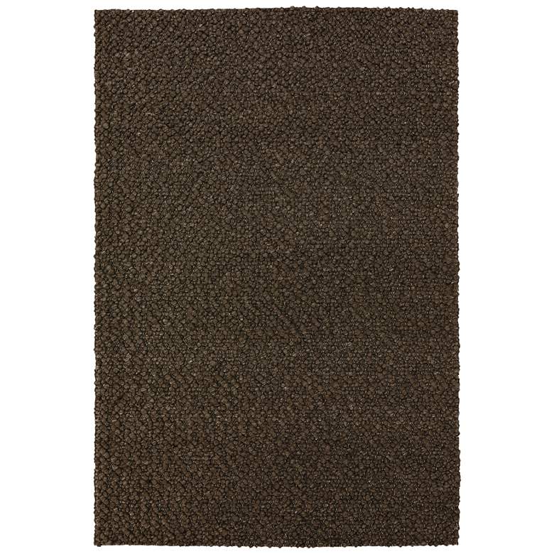 Image 2 Dalyn Gorbea GR1 5'x7'6" Chocolate Wool Area Rug