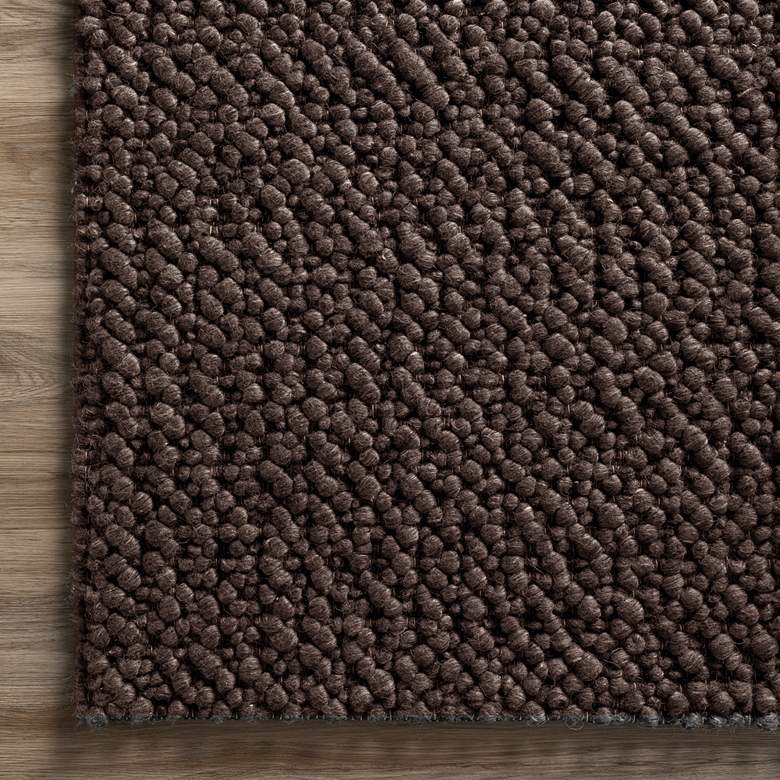 Image 3 Dalyn Gorbea GR1 5'x7'6" Chocolate Wool Area Rug more views