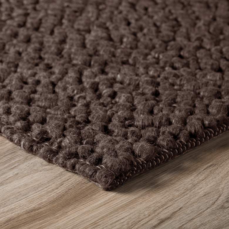 Image 4 Dalyn Gorbea GR1 5'x7'6" Chocolate Wool Area Rug more views