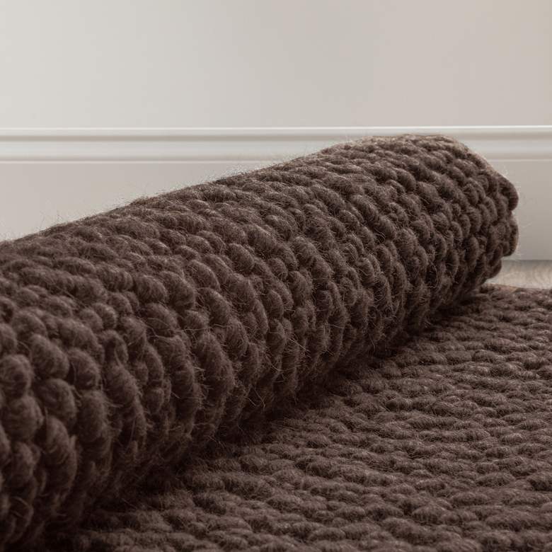 Image 5 Dalyn Gorbea GR1 5'x7'6" Chocolate Wool Area Rug more views