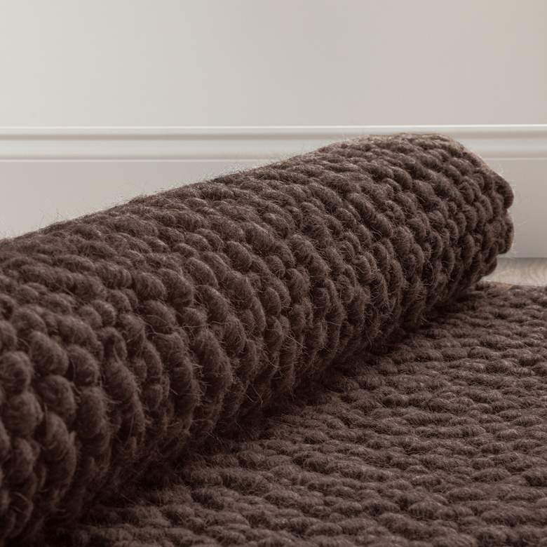 Image 5 Dalyn Gorbea GR1 5&#39;x7&#39;6 inch Chocolate Wool Area Rug more views