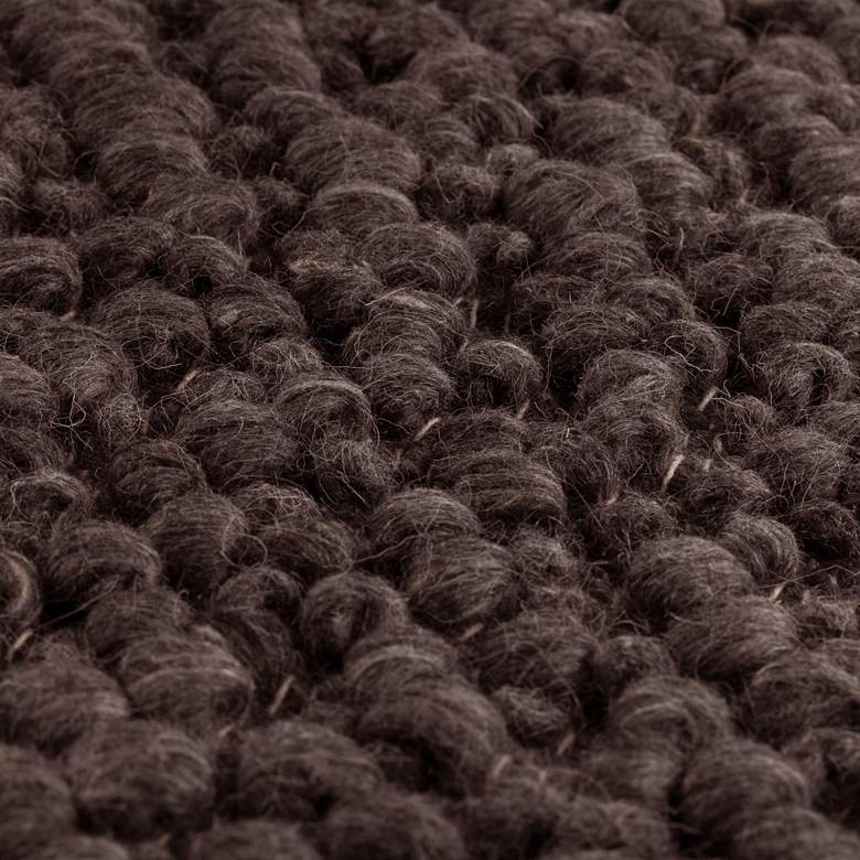 Image 7 Dalyn Gorbea GR1 5'x7'6" Chocolate Wool Area Rug more views