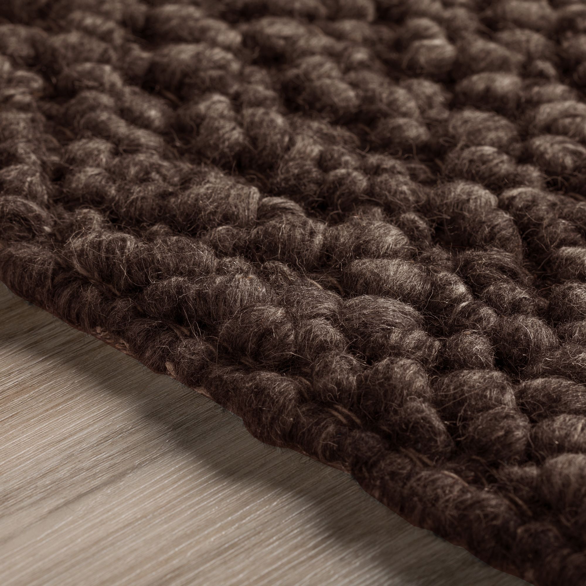 Dalyn Gorbea GR1 5'x7'6" Chocolate Wool Area Rug