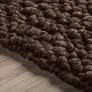 Dalyn Gorbea GR1 5&#39;x7&#39;6" Chocolate Wool Area Rug