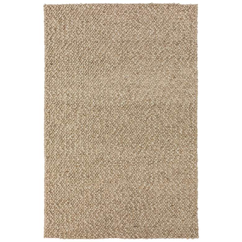 Image 2 Dalyn Gorbea GR1 5'x7'6" Latte Wool Area Rug