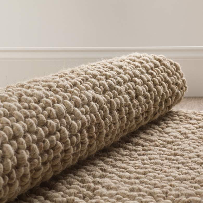 Image 5 Dalyn Gorbea GR1 5&#39;x7&#39;6 inch Latte Wool Area Rug more views