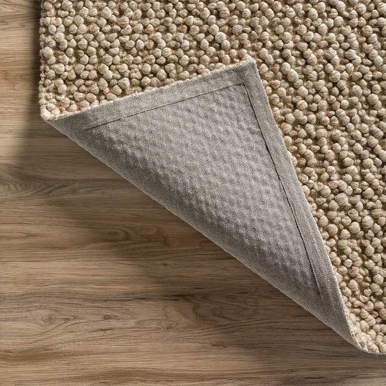 Image 6 Dalyn Gorbea GR1 5'x7'6" Latte Wool Area Rug more views
