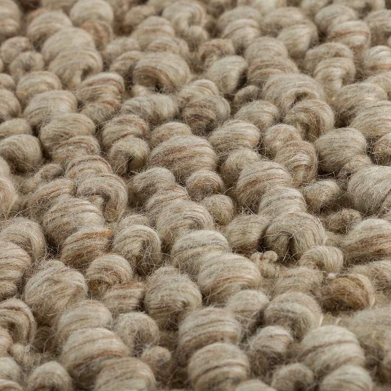 Image 7 Dalyn Gorbea GR1 5'x7'6" Latte Wool Area Rug more views