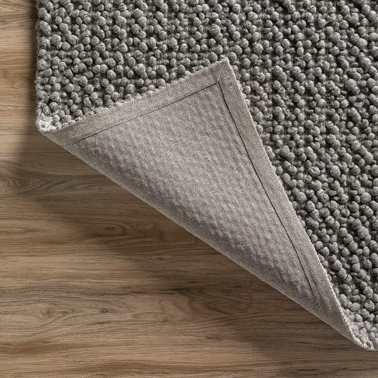 Image 6 Dalyn Gorbea GR1 5'x7'6" Pewter Wool Area Rug more views