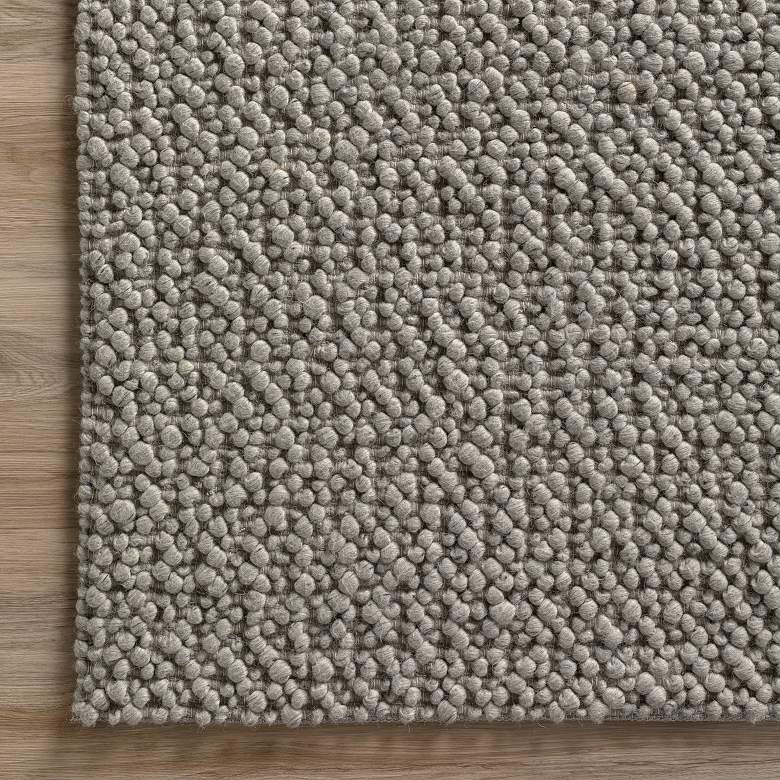Image 3 Dalyn Gorbea GR1 5'x7'6" Silver Wool Area Rug more views