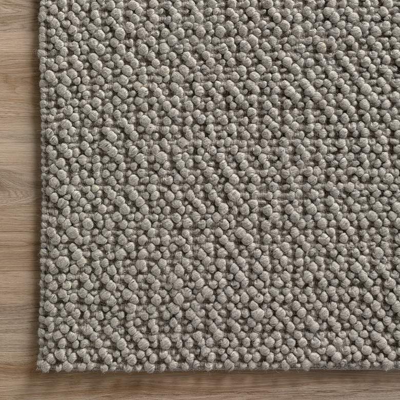 Image 3 Dalyn Gorbea GR1 5'x7'6" Silver Wool Area Rug more views