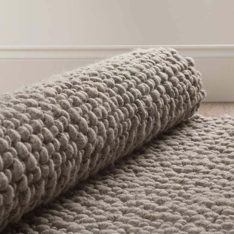 Image 5 Dalyn Gorbea GR1 5'x7'6" Silver Wool Area Rug more views