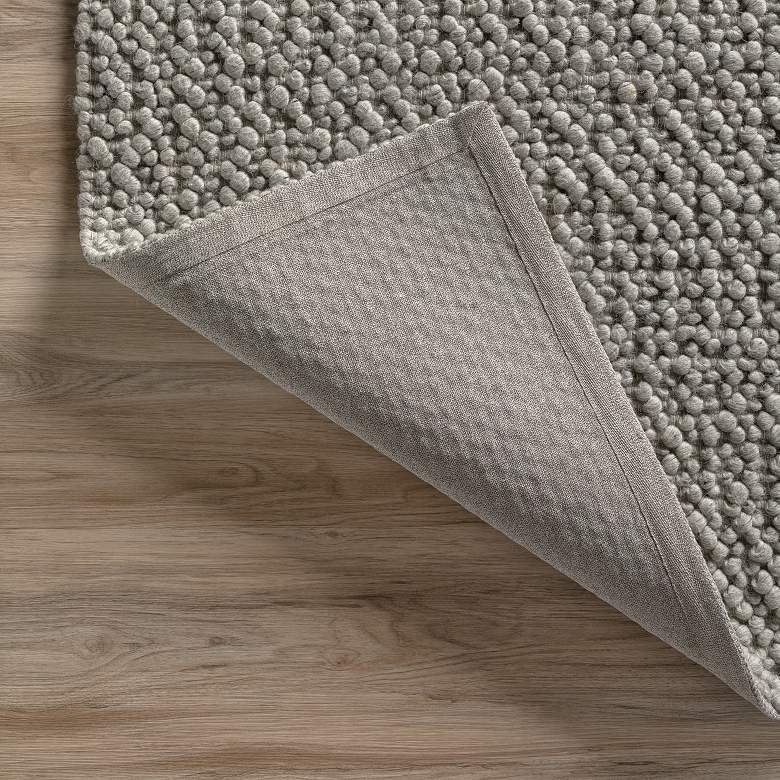 Image 6 Dalyn Gorbea GR1 5'x7'6" Silver Wool Area Rug more views