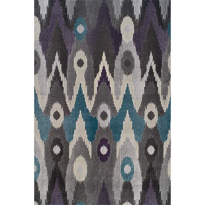 Image 1 Dalyn Grand Tour GT116 5&#39;3 inchx7&#39;7 inch Graphite Area Rug