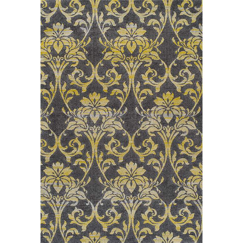 Image 1 Dalyn Grand Tour GT501 5&#39;3 inchx7&#39;7 inch Pewter Area Rug