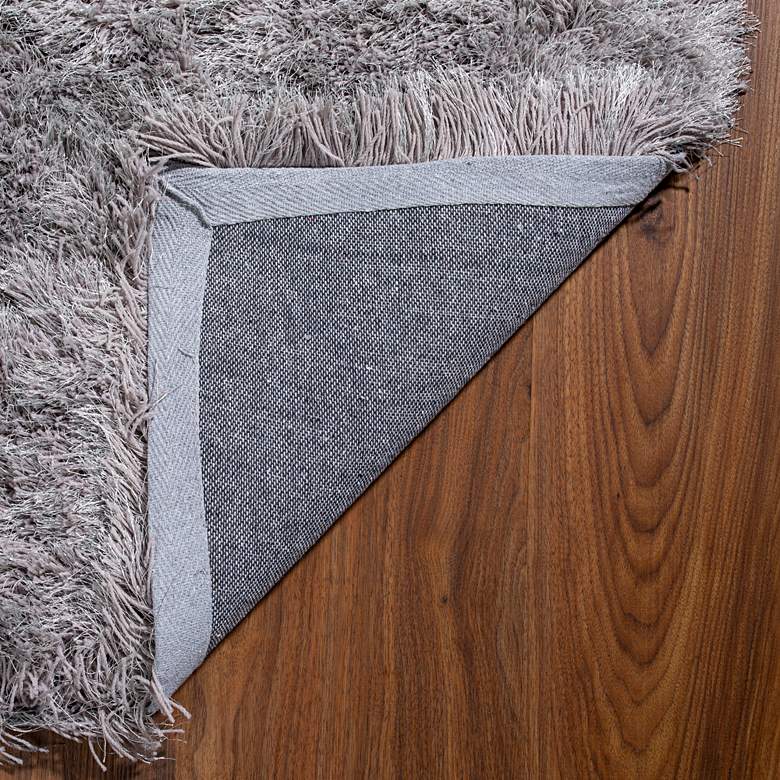 Image 7 Dalyn Impact IA100 5'x7'6" Silver and Gray Shag Area Rug more views