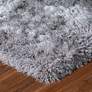Thumbnail4 of Dalyn Impact IA100 8'x10' Silver and Gray Shag Area Rug more views