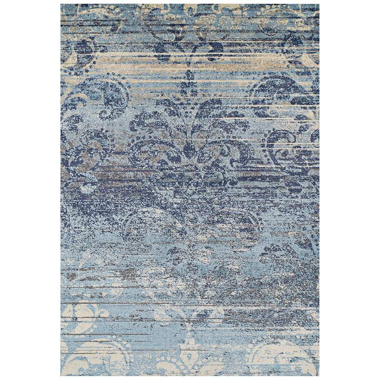 Image 1 Dalyn Lavita Woven LV521 5&#39;3 inch x 7&#39;7 inch Denim Area Rug